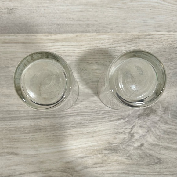 Jack Daniel’s Old No 7 Tennessee Whiskey Silver Rimmed Highball Glasses Set Of 2 - Picture 6 of 6